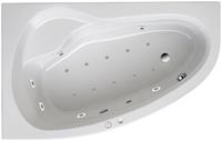 OTTOFOND Whirlpool-Badewanne »Loredana«, (Komplett-Set), Typ Premium, chrom