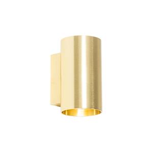 QAZQA Moderne wandlamp goud rond - Sandy