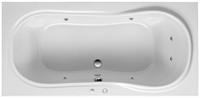 OTTOFOND Whirlpool-Badewanne »Palma«, (Komplett-Set, 1-tlg), Typ 1, chrom