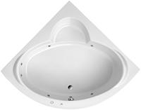 OTTOFOND Whirlpool-Badewanne »Sardinia«, (Komplett-Set, 1-tlg), Typ 1, chrom und Schürze