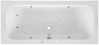 OTTOFOND Whirlpool-Badewanne »Malta«, (Komplett-Set, 1-tlg), Typ Premium, chrom