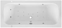 OTTOFOND Whirlpool-Badewanne »Malta«, (Komplett-Set, 1-tlg), Typ Premium, chrom