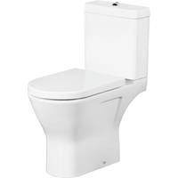 Nemo Spring Ergovita Staand Toilet - 66.5x45x36cm verhoofd - zonder spoelrand - H185cm - zonder zitting en jachtbak - porselein - wit RST11AWHA