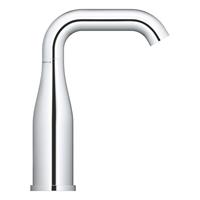 GROHE Essence Wastafelkraan Opbouw - uitloop 11.4cm - M-size - met gladde body - inclusief push-open waste - chroom 24181001