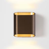 Modular Trapz LED Wandlamp - Brons - Champagne