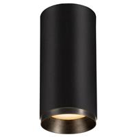 SLV LED Deckenspot Numinos in Schwarz 20,1W 1970lm 3000K 36° DALI