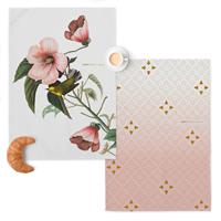 Happy Friday | Set van 2 theedoeken Blooming