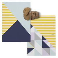 Blanc | Set van 2 theedoeken Geo Dot