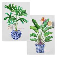 Happy Friday | Set van 2 theedoeken Porcelain