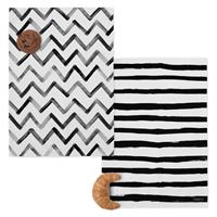 Blanc | Set van 2 theedoeken Stripes