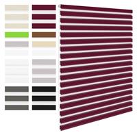 Ecd germany Doppelrollo bordeaux, 55x150 cm, Klemmfix ohne Bohren preiswert