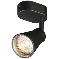 SLV AVO 1000886 Plafondlamp Zwart 50 W Geschikt voor wandmontage