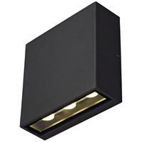 SLV BIG QUAD UP/DOWN 1005126 Wandlamp LED vast ingebouwd 8.2 W Antraciet