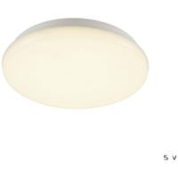 SLV LED Wand- und Deckenleuchte Sima in Weiß 24W 2150lm IP44 rund dimmbar