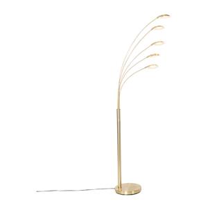 QAZQA Design Stehleuchte Messing inkl. LED 5-flammig - Sixties Trento