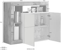 CaliCosy Buffet 2 deuren Frankfurt - L108 cm