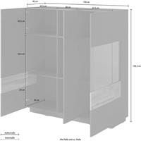 Helvetia Meble Dressoir Silke Breedte 130 cm