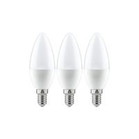 PAULMANN LICHT Paulmann 3er-Pack LED Kerze 5,5W, 470 lm, E14, Warmweiß (2700 K)