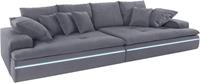Nova Via Big-Sofa, wahlweise mit Kaltschaum (140kg Belastung/Sitz) und AquaClean-Stoff für leichte Reinigung mit Wasser