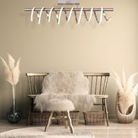 LED-Deckenleuchte Swing chrome