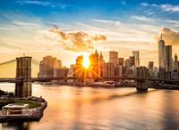 Papermoon Fotobehang Brooklyn Bridge Sunset