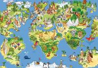 Papermoon Fotobehang Kids World Map