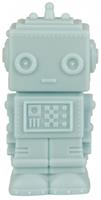 A Little Lovely Company nachtlampje robot junior 13 cm PVC blauw