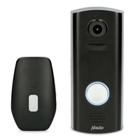 Alecto Dvc600ip - Video Deurbel Met Camera En Wifi - Zwart