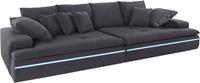 Nova Via Big-Sofa, wahlweise mit Kaltschaum (140kg Belastung/Sitz) und AquaClean-Stoff für leichte Reinigung mit Wasser