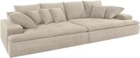 Nova Via Big-Sofa, wahlweise mit Kaltschaum (140kg Belastung/Sitz) und AquaClean-Stoff für leichte Reinigung mit Wasser