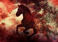 Papermoon Fototapete "Apocalypse Fantasy Horse"
