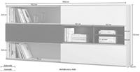 fif möbel Dressoir TORO 410 Breedte 240,6 cm