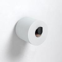 Keuco Toilettenpapierhalter Plan (Vormontiert), aus Metall, WC-Rollenhalter für Badezimmer und Gäste-WC, für 1 Rolle, Toilettenpapierhalter, Wandmontage, schwarz matt pulverbeschichtet,
