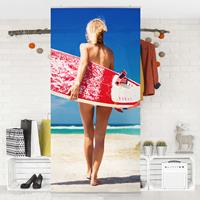 Klebefieber Raumteiler Surfergirl
