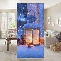 Klebefieber Raumteiler Winterromantik