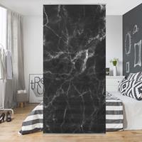 Klebefieber Raumteiler Nero Carrara