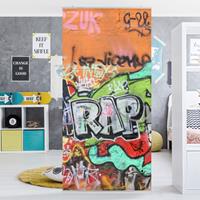 Klebefieber Raumteiler Graffiti