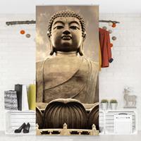 Klebefieber Raumteiler Großer Buddha Sepia