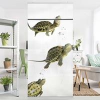 Klebefieber Raumteiler Schildkröten Trio