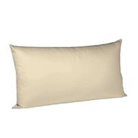 fleuresse Mako Satin Kissenbezug Colours Uni 40x80 cm Beige