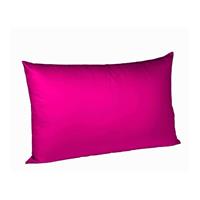 fleuresse Mako Satin Kissenbezug Colours Uni 50x70 cm Cassis