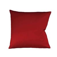 fleuresse Mako Satin Kissenbezug Colours Uni 80x80 cm Bordeaux