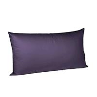 fleuresse Mako Satin Kissenbezug Colours Uni 40x80 cm Violett