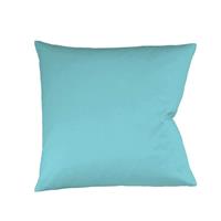 fleuresse Mako Satin Kissenbezug Colours Uni 80x80 cm Petrol