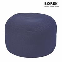 Rundes Outdoor Sitzkissen - Borek - navy - Ardenza Seil - Crochette Sitzkissen