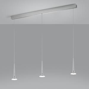 Helestra FLUTE LED Pendelleuchte, 3-flammig, länglich, 36/2002.04