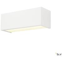 SLV LED Wandleuchte Chrombo, Glas, Stahl, 3000K, weiß matt