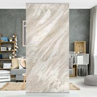 Bilderwelten Raumteiler Steinoptik Palissandro Marmor Beige