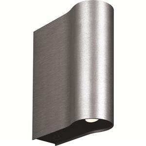 Massive Dezente Wandleuchte Leah aus Aluminium, Up&Down