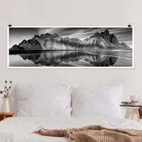 Bilderwelten Panorama Poster Natur & Landschaft Vesturhorn in Island